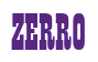 Rendering "ZERRO" using Bill Board