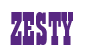 Rendering "ZESTY" using Bill Board