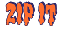 Rendering "ZIP IT" using Drippy Goo