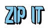 Rendering "ZIP IT" using Callimarker