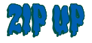 Rendering "ZIP UP" using Drippy Goo