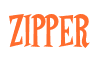 Rendering "ZIPPER" using Cooper Latin