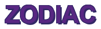 Rendering "ZODIAC" using Arial Bold