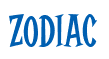 Rendering "ZODIAC" using Cooper Latin