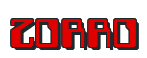 Rendering "ZORRO" using Computer Font