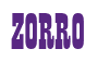 Rendering "ZORRO" using Bill Board