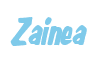 Rendering "Zainea" using Big Nib