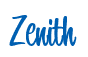 Rendering "Zenith" using Bean Sprout