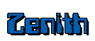 Rendering "Zenith" using Computer Font