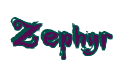 Rendering "Zephyr" using Buffied