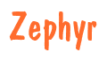 Rendering "Zephyr" using Dom Casual