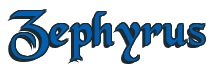 Rendering "Zephyrus" using Black Chancery