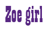 Rendering "Zoe girl" using Bill Board