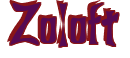 Rendering "Zoloft" using Bigdaddy