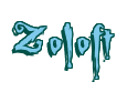 Rendering "Zoloft" using Buffied