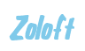 Rendering "Zoloft" using Big Nib