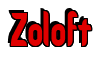 Rendering "Zoloft" using Callimarker
