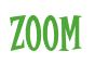 Rendering "Zoom" using Cooper Latin