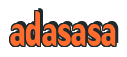 Rendering "adasasa" using Callimarker