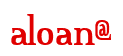 Rendering "aloan@" using Credit River