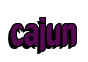 Rendering "cajun" using Callimarker
