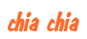 Rendering "chia chia" using Big Nib