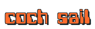 Rendering "coch sail" using Computer Font