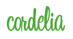 Rendering "cordelia" using Bean Sprout