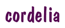 Rendering "cordelia" using Dom Casual