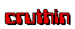 Rendering "cruthin" using Computer Font