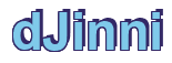 Rendering "dJinni" using Arial Bold
