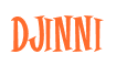 Rendering "dJinni" using Cooper Latin
