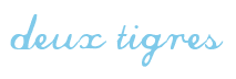 Rendering "deux tigres" using Commercial Script