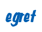 Rendering "egret" using Big Nib