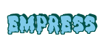 Rendering "empress" using Drippy Goo