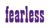 Rendering "fearless" using Bill Board