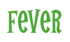 Rendering "fever" using Cooper Latin