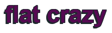 Rendering "flat crazy" using Arial Bold