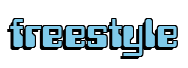 Rendering "freestyle" using Computer Font