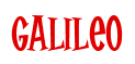 Rendering "galileo" using Cooper Latin