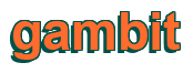 Rendering "gambit" using Arial Bold