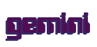 Rendering "gemini" using Computer Font