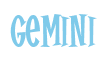 Rendering "gemini" using Cooper Latin