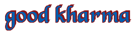 Rendering "good kharma" using Black Chancery