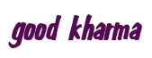 Rendering "good kharma" using Big Nib