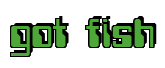 Rendering "got fish" using Computer Font