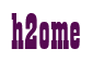 Rendering "h2ome" using Bill Board