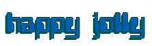 Rendering "happy jolly" using Computer Font