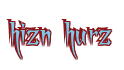 Rendering "hizn hurz" using Charming