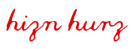 Rendering "hizn hurz" using Commercial Script